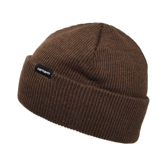 Carhartt WIP Hats Gordan Recycled Cuffed Beanie Hat - Tobacco