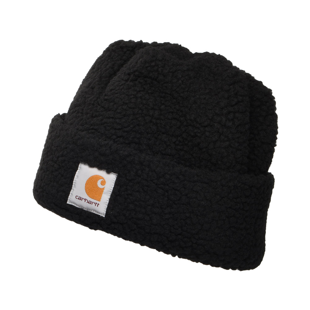 Carhartt WIP Hats Prentis Pile Fleece Beanie Hat - Black