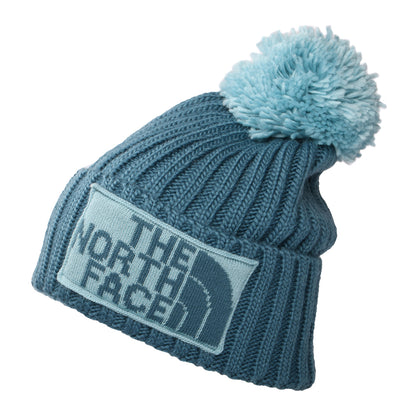 The North Face Hats Heritage Ski Tuke Recycled Bobble Hat - Teal-Aqua