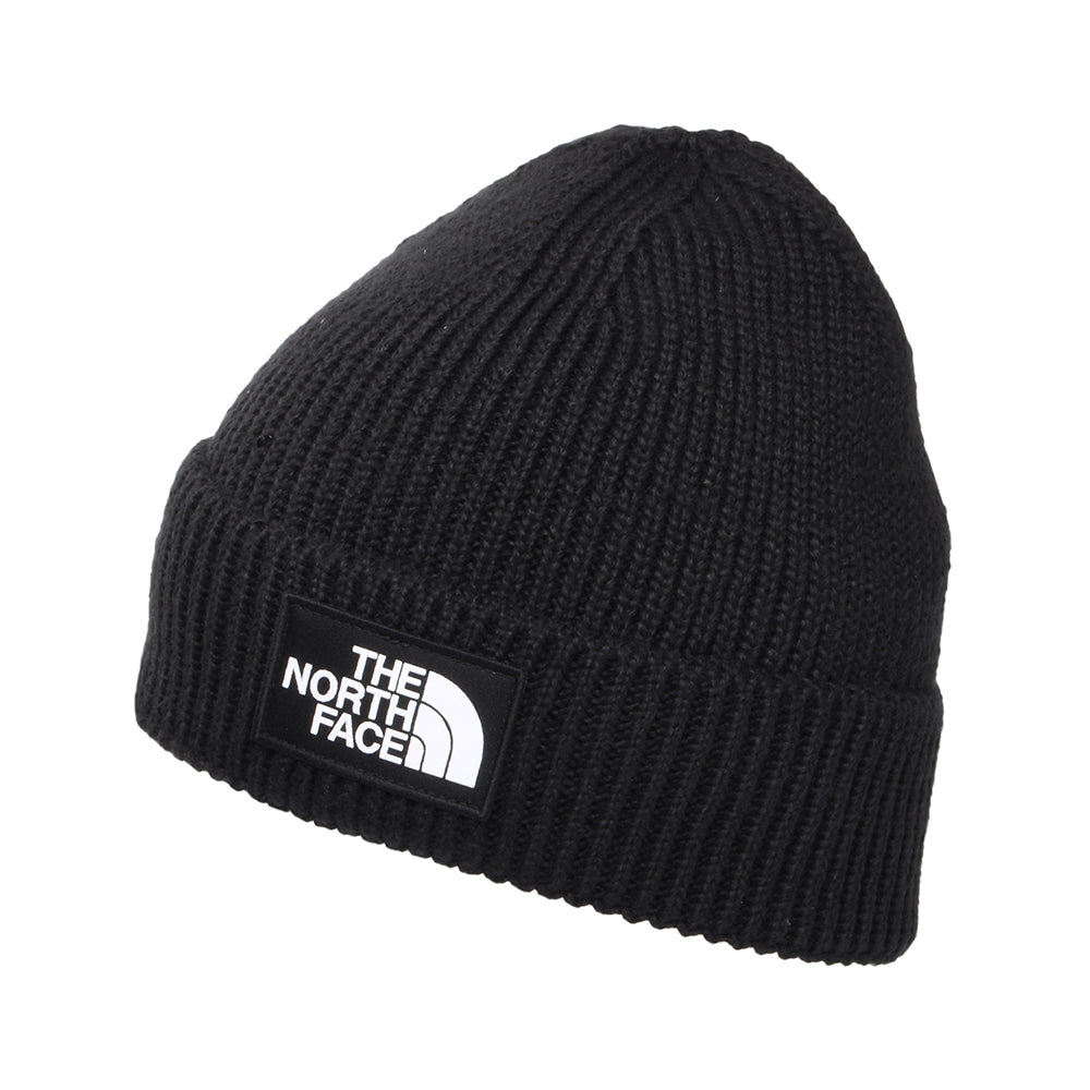 The North Face Hats TNF Logo Box Recycled Beanie Hat - Black