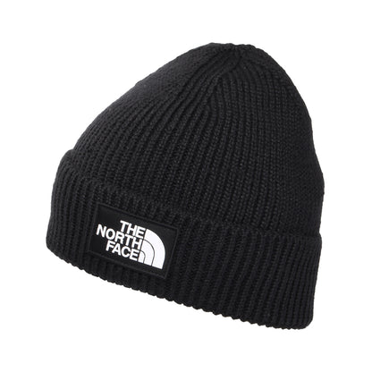 The North Face Hats TNF Logo Box Recycled Beanie Hat - Black