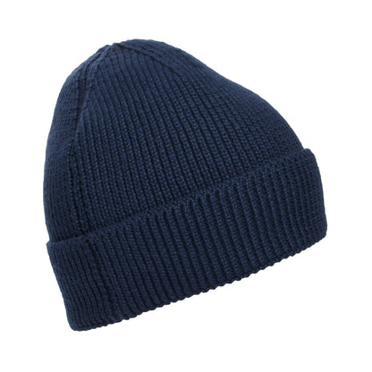 The North Face Hats TNF Logo Box Recycled Beanie Hat - Navy Blue