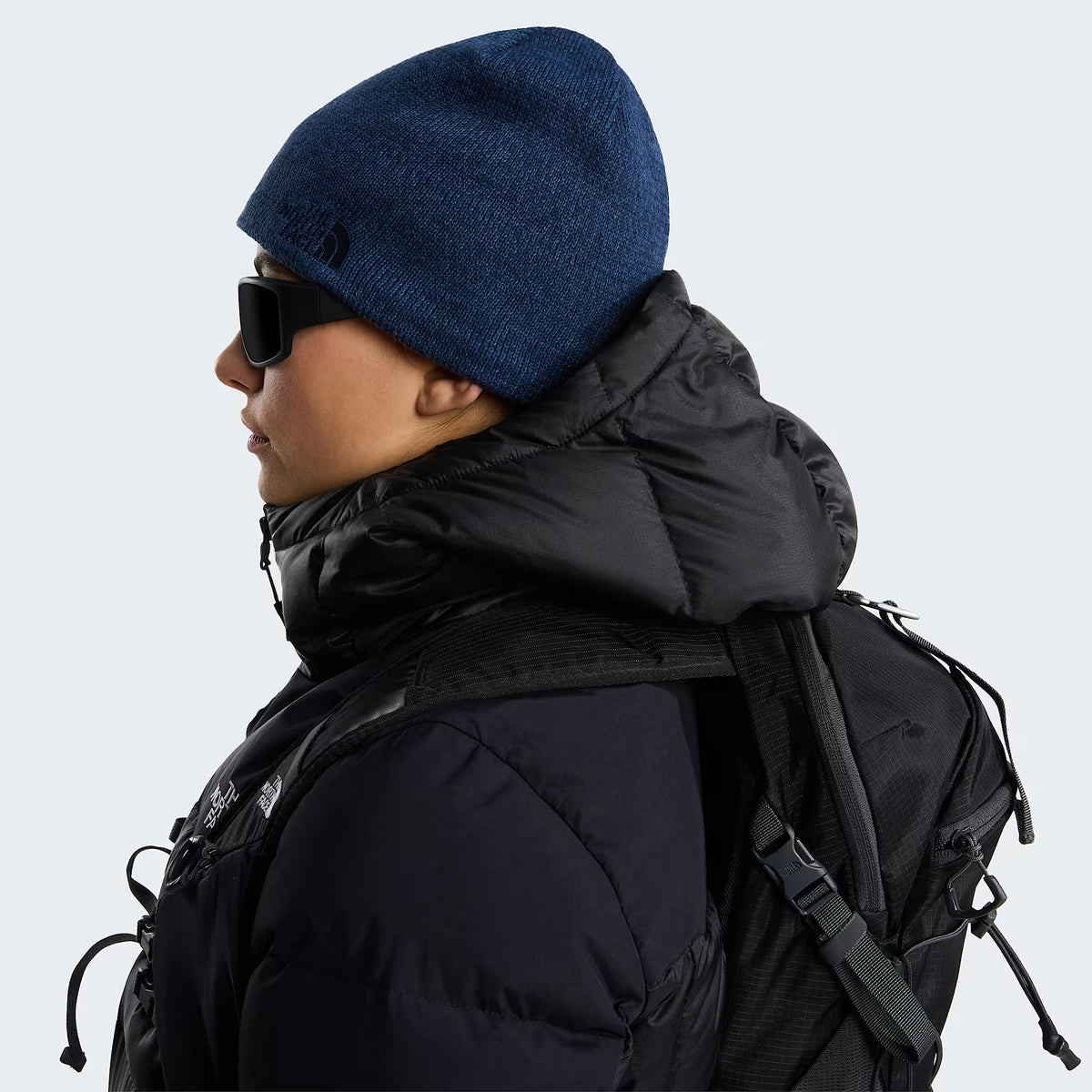 The North Face Hats Jim Recycled Beanie Hat - Heather Blue