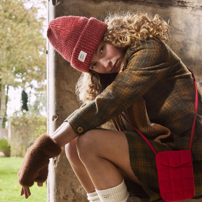 Barts Hats Owlet Recycled Beanie Hat - Red