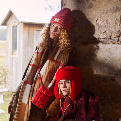 Barts Hats Owlet Recycled Beanie Hat - Red