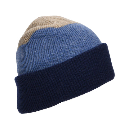 Barts Hats Walnur Merino Wool Beanie Hat - Blue