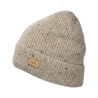 Barts Hats Olafs Recycled Beanie Hat - Beige
