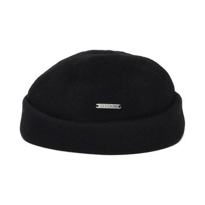 Stetson Hats Sparr Wool-Cashmere Docker Beanie Hat - Black