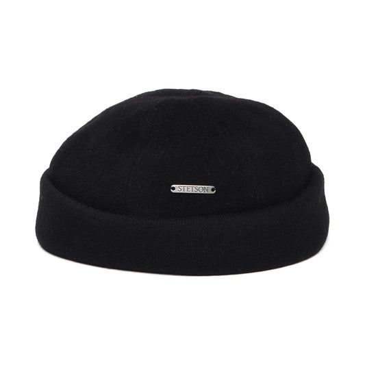 Stetson Hats Sparr Wool-Cashmere Docker Beanie Hat - Black