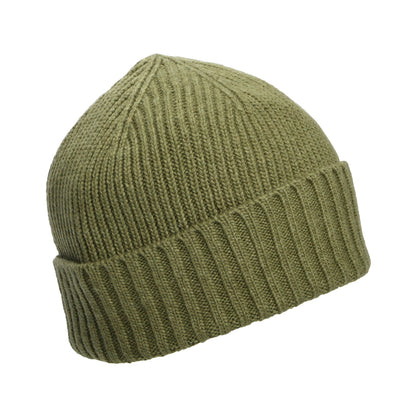 Barbour Hats Carlton Wool Blend Beanie Hat - Light Moss