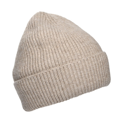 Barbour Hats Pendle Recycled Cuffed Beanie Hat - Beige