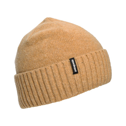 Patagonia Hats Brodeo Recycled Wool Beanie Hat - Tan