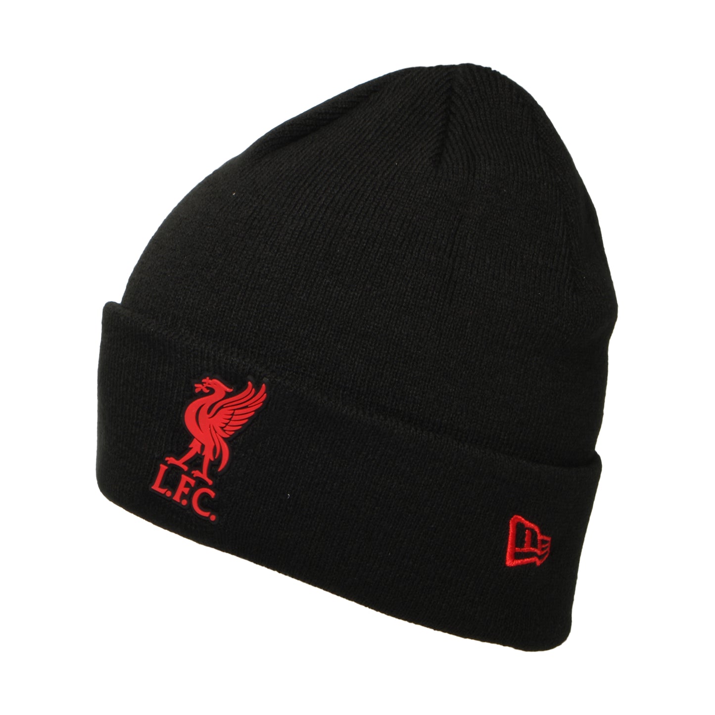 New Era Liverpool FC Beanie Hat - Gradient Cuff - Black-Red