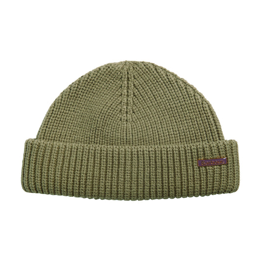 Barbour Hats Mosely Fisherman Beanie Hat - Light Olive