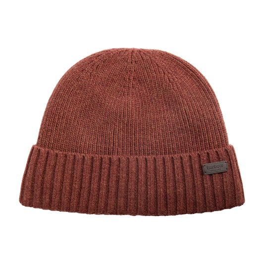 Barbour Hats Carlton Wool Blend Beanie Hat - Rust