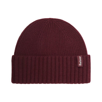 Barbour Hats Danforth Wool-Cashmere Beanie Hat - Wine