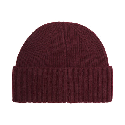 Barbour Hats Danforth Wool-Cashmere Beanie Hat - Wine