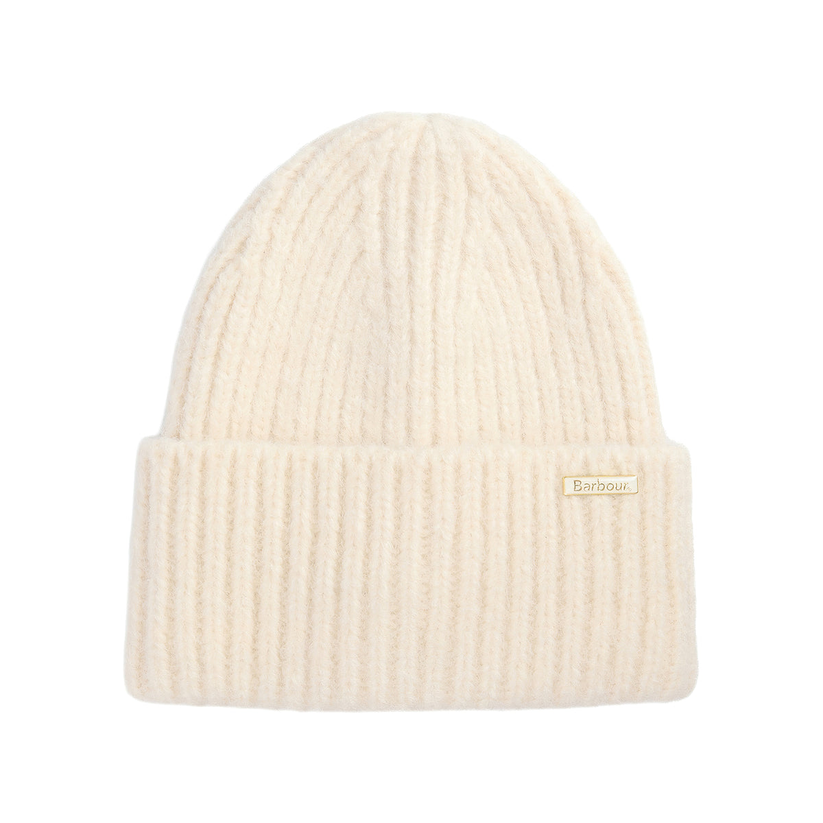 Barbour Hats Meryl Wide Cuff Beanie Hat - Cream
