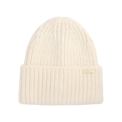Barbour Hats Meryl Wide Cuff Beanie Hat - Cream