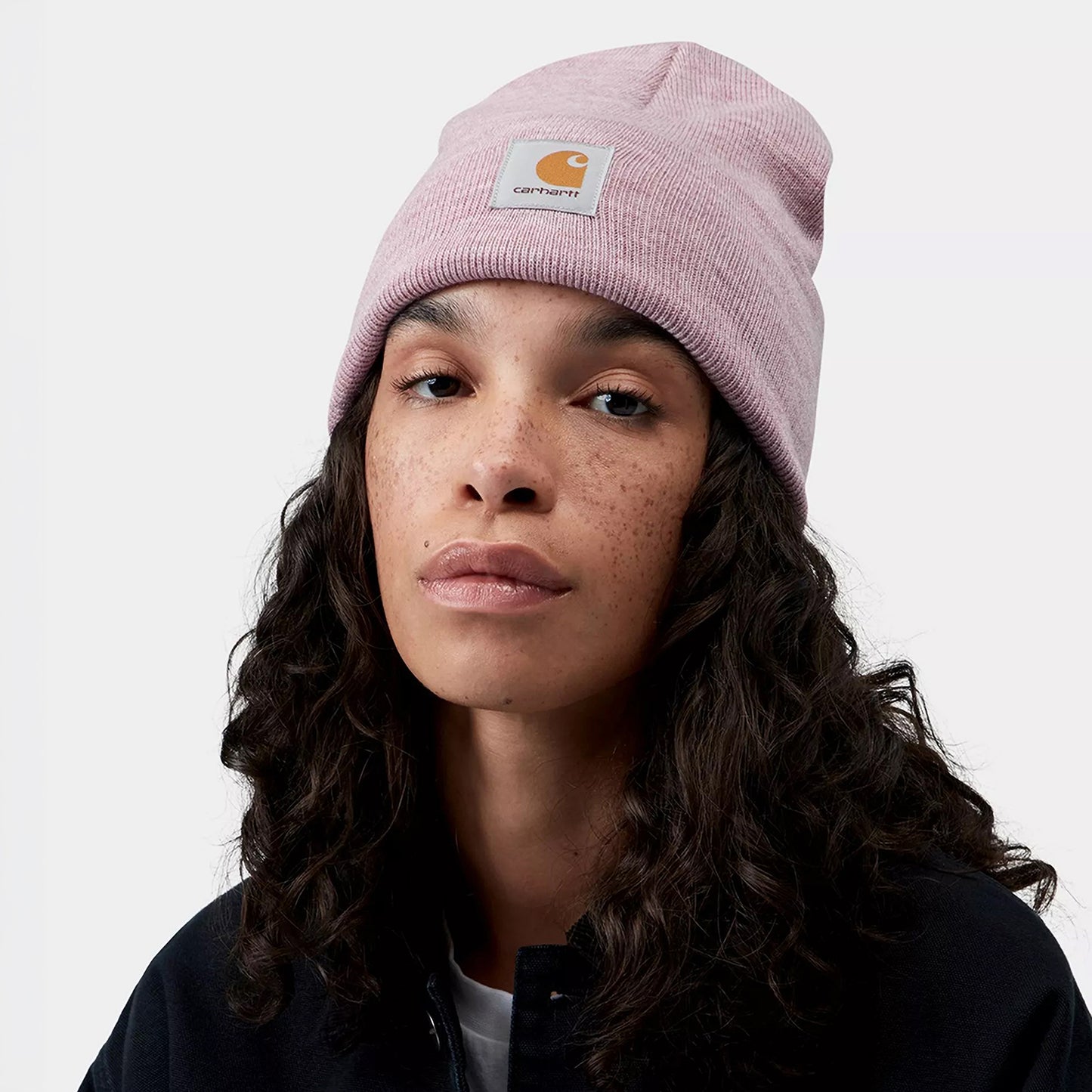 Carhartt WIP Hats Heather Watch Cap Beanie Hat - Dusky Pink