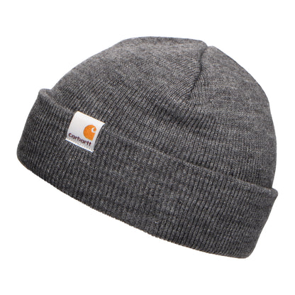 Carhartt WIP Hats Stratus Low Beanie Hat - Dark Grey Heather