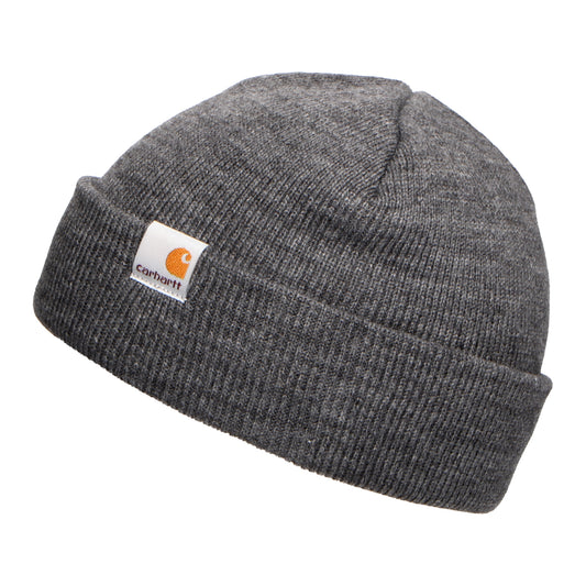 Carhartt WIP Hats Stratus Low Beanie Hat - Dark Grey Heather