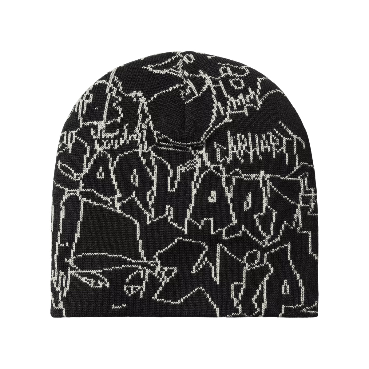 Carhartt WIP Hats Blinkerfluid Cotton Blend Beanie Hat - Black-White