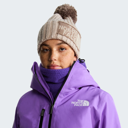 The North Face Hats Heritage Ski Tuke Recycled Bobble Hat - Beige-Taupe