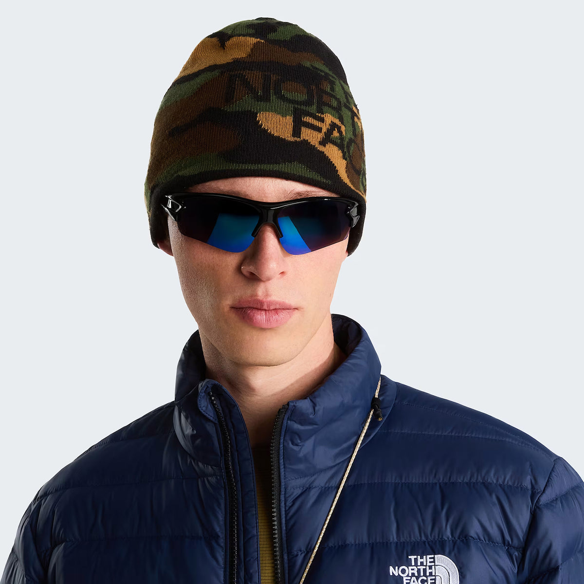 The North Face Hats Highline Reversible Beanie Hat - Camo-Black