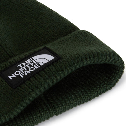 The North Face Hats TNF Logo Box Recycled Beanie Hat - Bottle Green