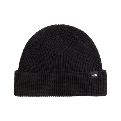 The North Face Hats TNF Waffle Knit Fisherman Beanie Hat - Black
