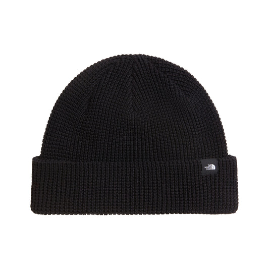 The North Face Hats TNF Waffle Knit Fisherman Beanie Hat - Black