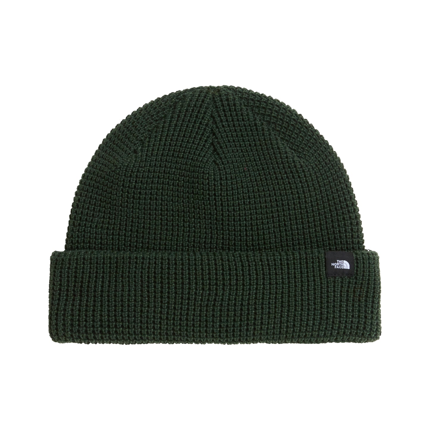 The North Face Hats TNF Waffle Knit Fisherman Beanie Hat - Bottle Green