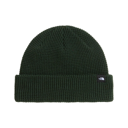 The North Face Hats TNF Waffle Knit Fisherman Beanie Hat - Bottle Green
