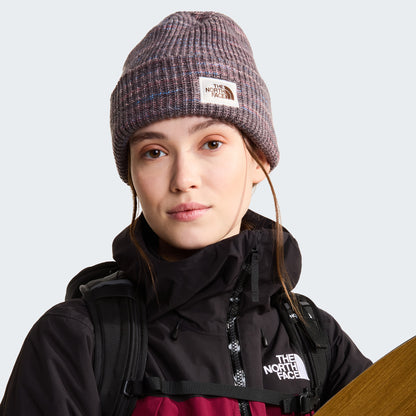 The North Face Hats Salty Bae Space-Dyed Recycled Beanie Hat - Dark Mauve