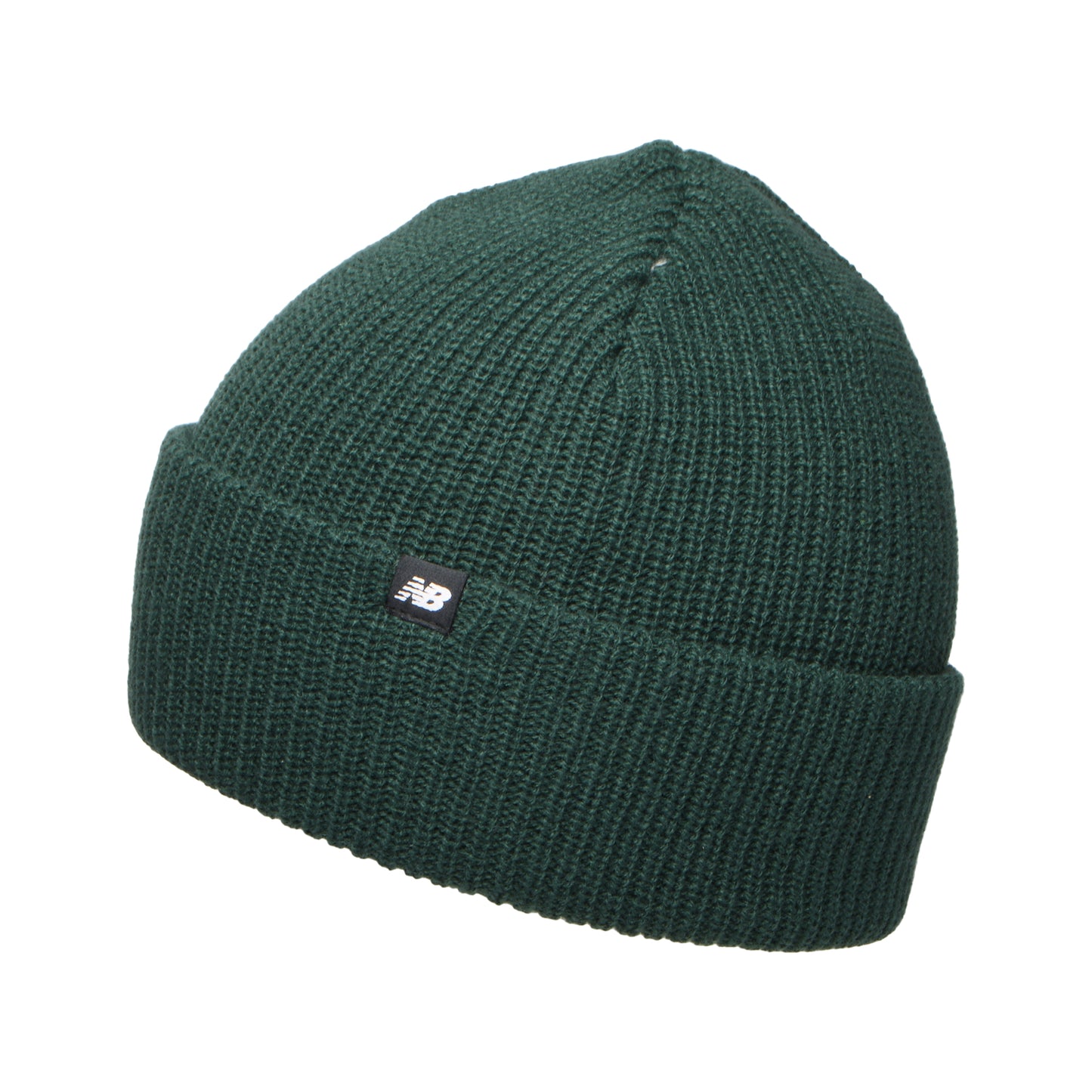 New Balance Hats Rib Knit Fisherman Beanie Hat - Forest
