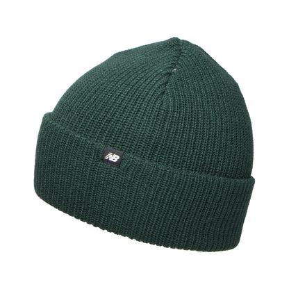 New Balance Hats Rib Knit Fisherman Beanie Hat - Forest