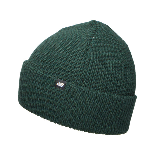 New Balance Hats Rib Knit Fisherman Beanie Hat - Forest