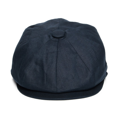 Jaxon & James Linen Newsboy Cap Navy Wholesale Pack