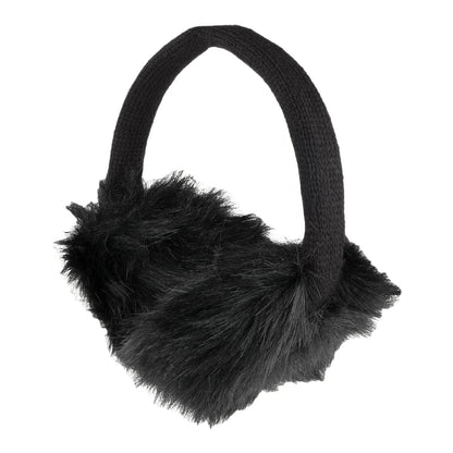 Village Hats Faux Fur Earmuffs - Black Wholesale