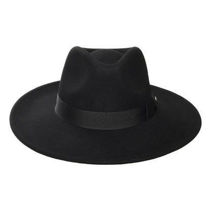 Jaxon & James The Author Wide Brim Fedora Hat Black Wholesale Pack