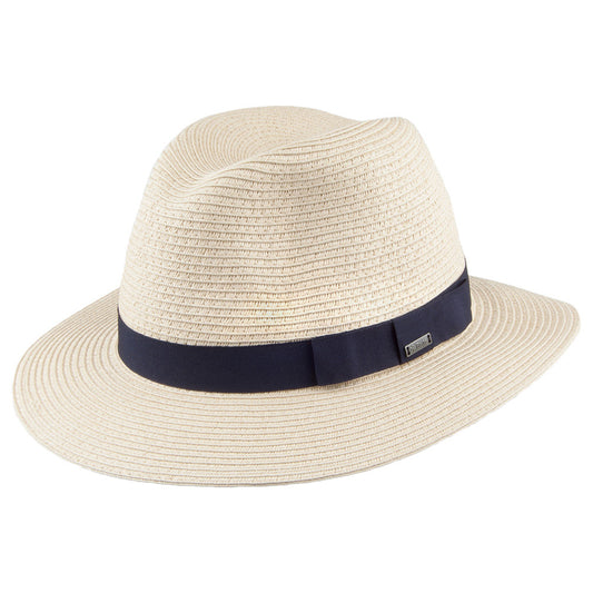 Barts Hats Aveloz Straw Fedora Hat - Natural