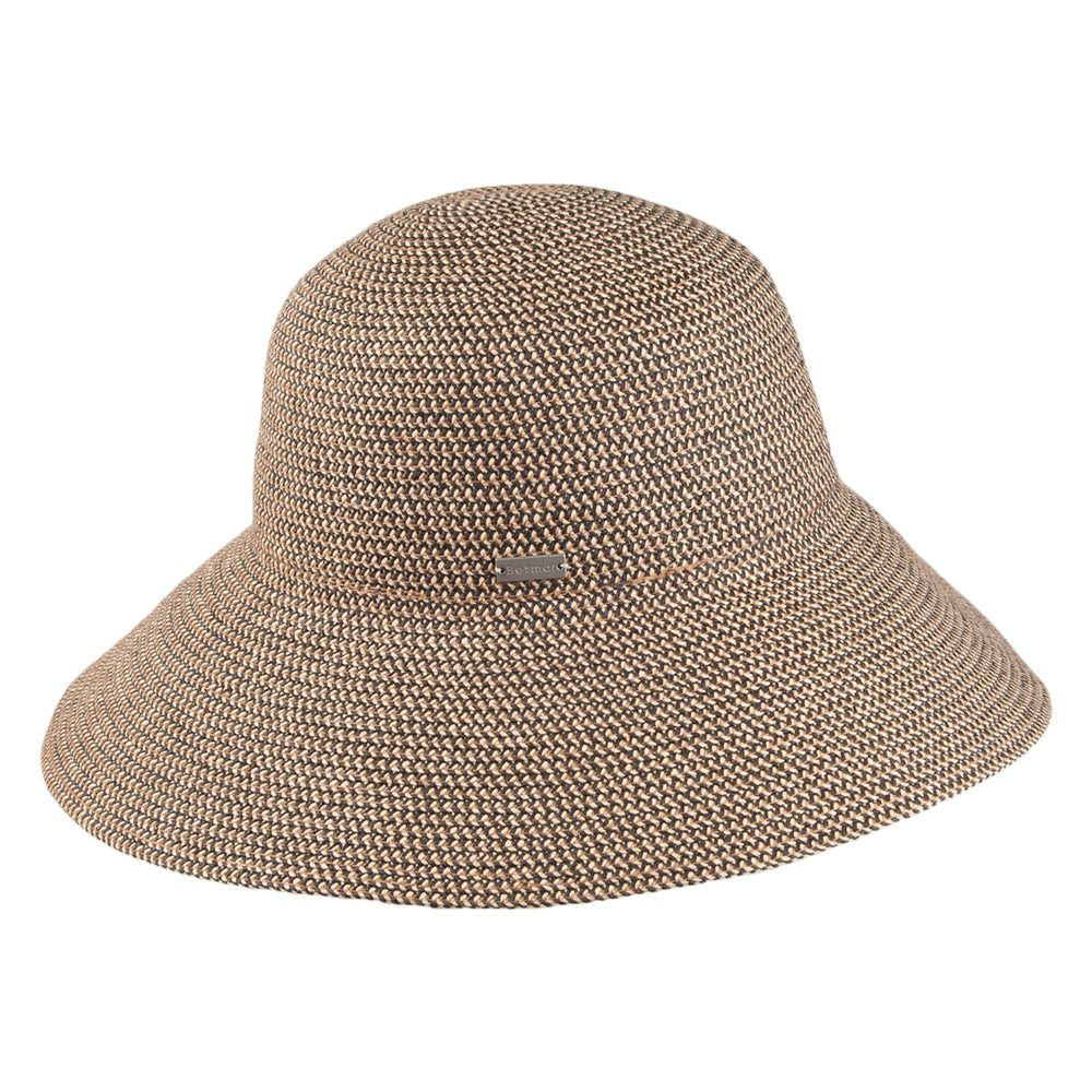 Betmar Hats Gossamer Sun Hat - Tan-Black