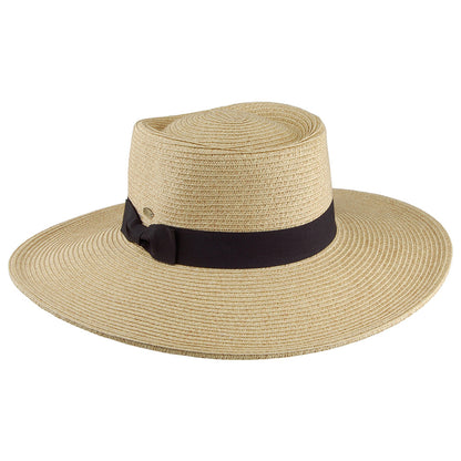 Scala Hats Big Brim Toyo Straw Sun Hat - Natural