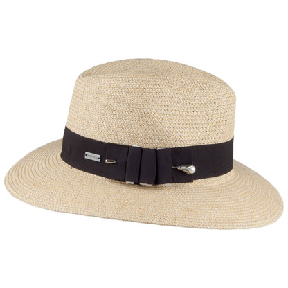 Betmar Hats Ellery Safari Fedora Hat - Natural