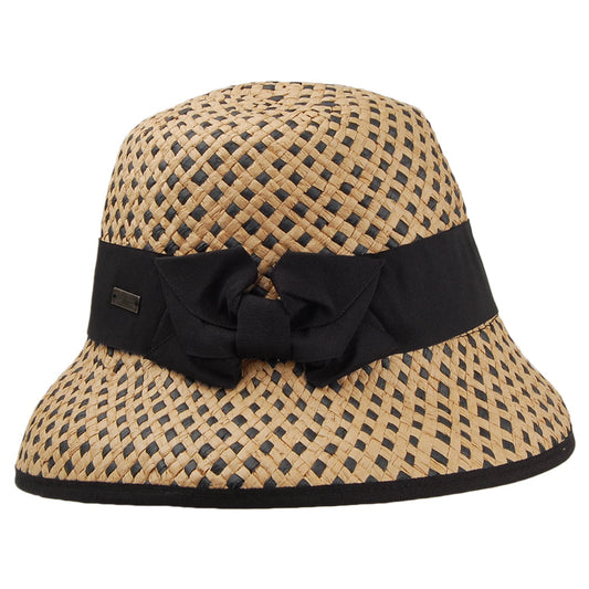 Betmar Hats Bridgitte Sun Hat - Natural-Black