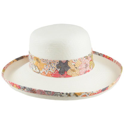 Olney Hats Liberty Floral Print Panama Hat - Natural