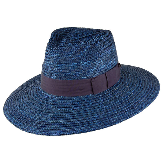 Brixton Hats Joanna Straw Sun Hat - Dark Blue
