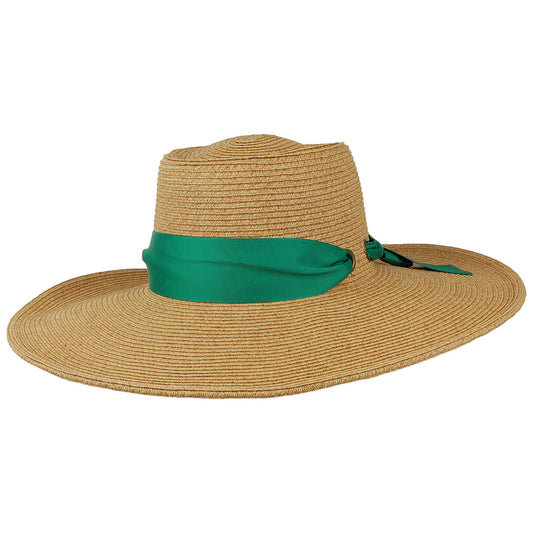 Cappelli Hats Dorothy Paper Braid Sun Hat - Natural-Green