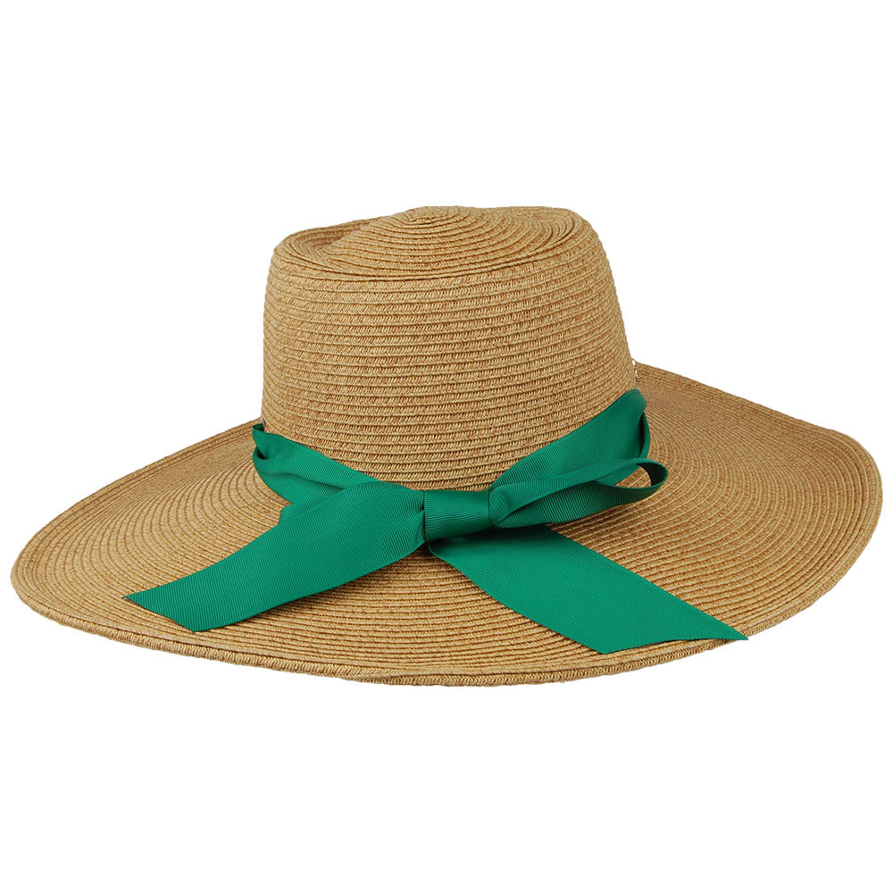 Cappelli Hats Dorothy Paper Braid Sun Hat - Natural-Green